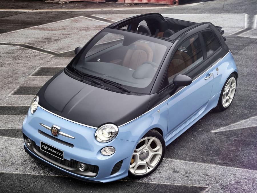 Fiat 500c Cabrio Blue