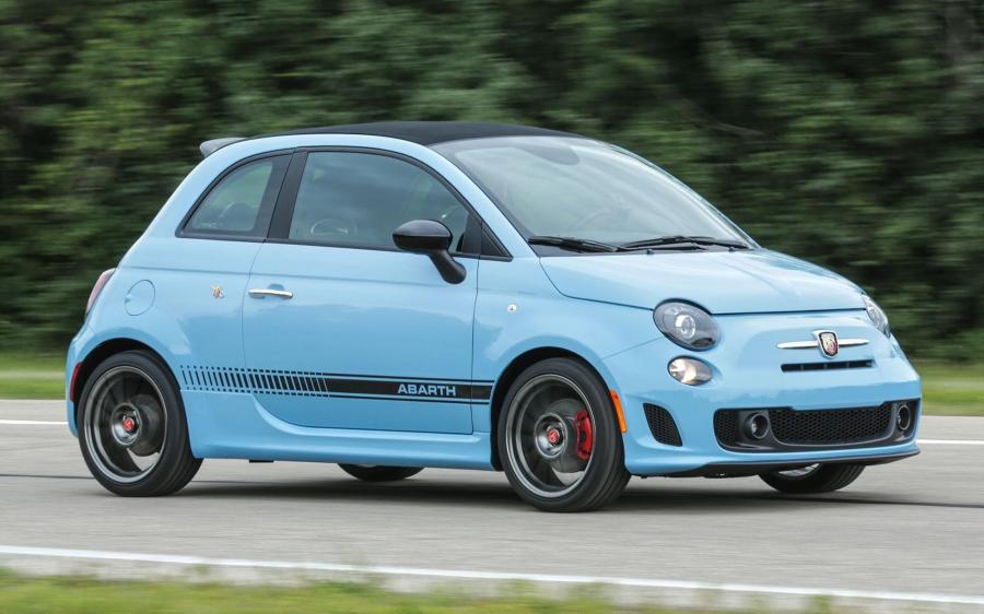 Fiat 500c Cabrio Blue