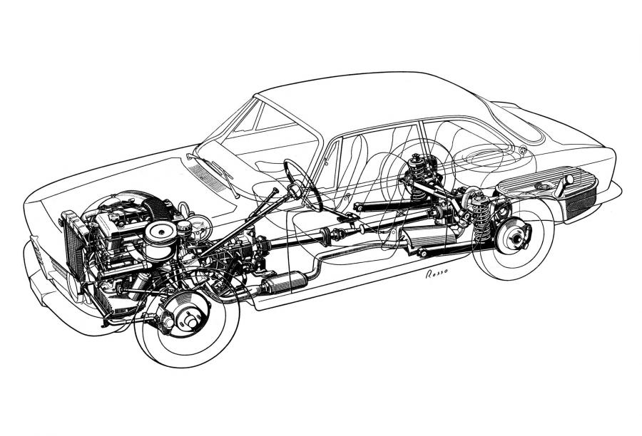 Альфа ромео схема. Альфа Ромео 75 подвеска. Чертеж Alfa Romeo 75. Alfa Romeo 75 Blueprint. Альфа Ромео 33 моторный отсек.