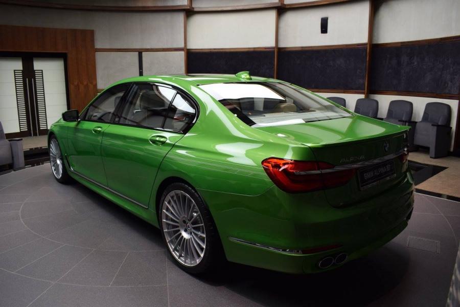 BMW Alpina b7 зеленая