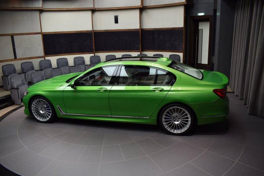 BMW Alpina b7 зеленая