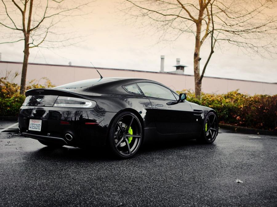 Aston Martin Project Vantage. Black Aston Martin Tuning.