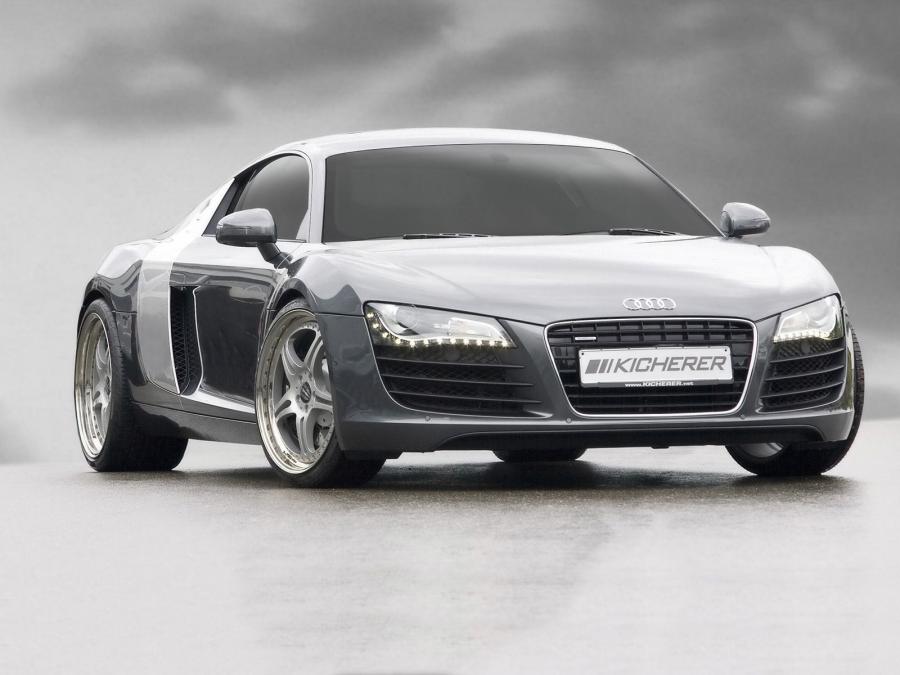 audi r8 2007 white