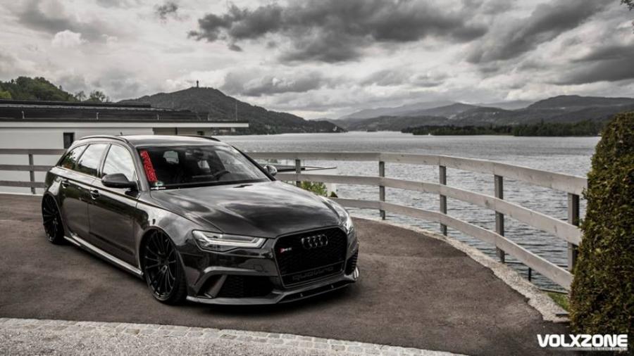 Audi rs6 чёрный 4к