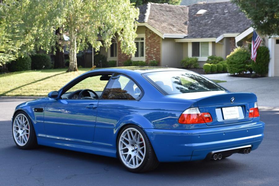 BMW m3 e46 голубая