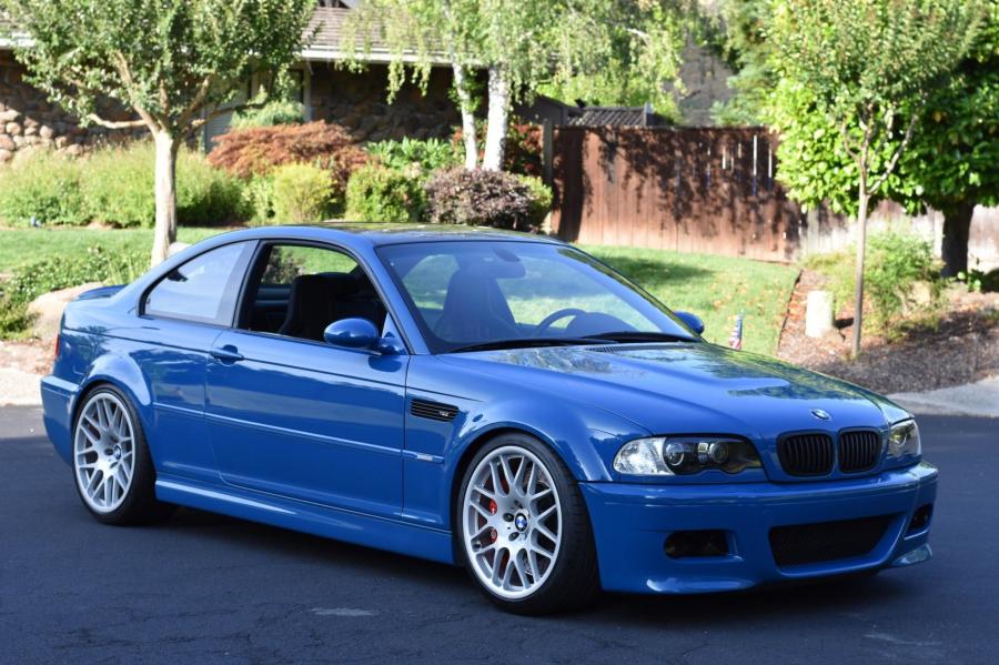 BMW m3 e46 голубая