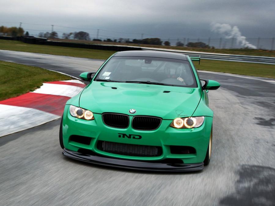 BMW m3 e92 зеленая