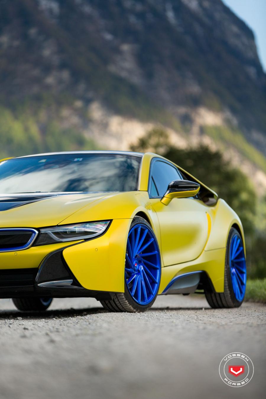 Bmw i8 желтая фото