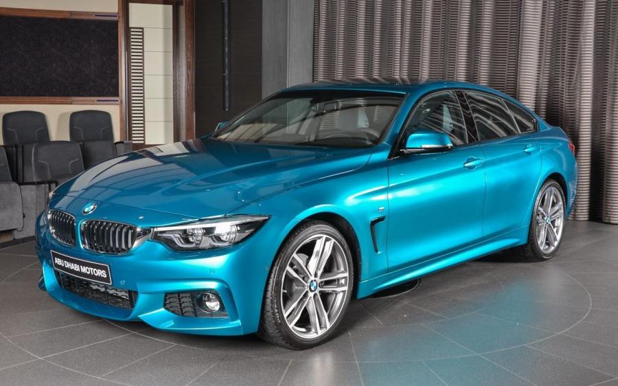 BMW 235 Gran Coupe светло голубая