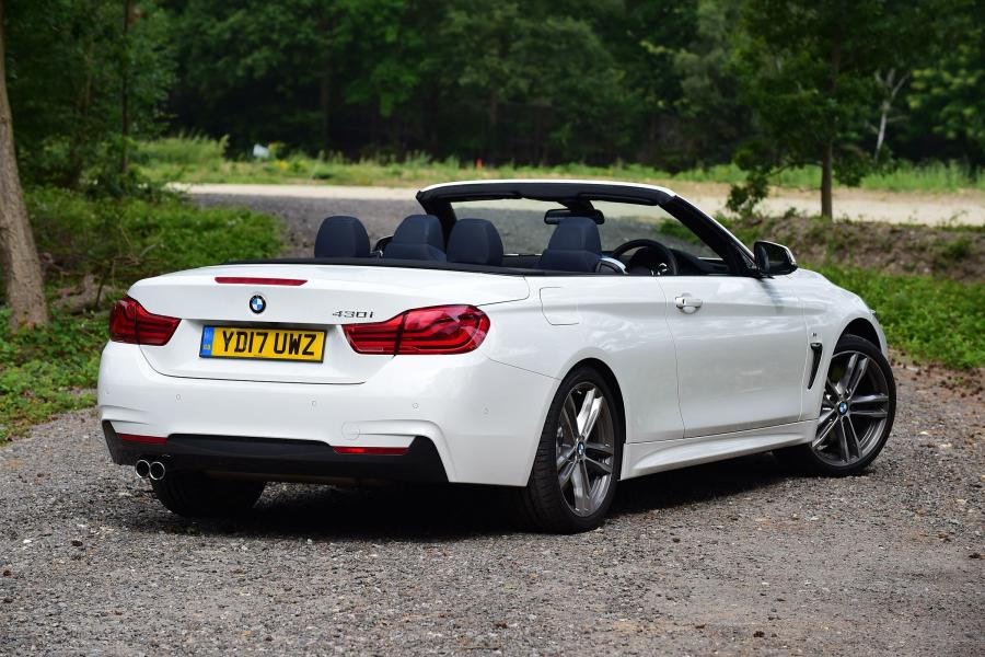 Cabrio BMW 4 белый матовый