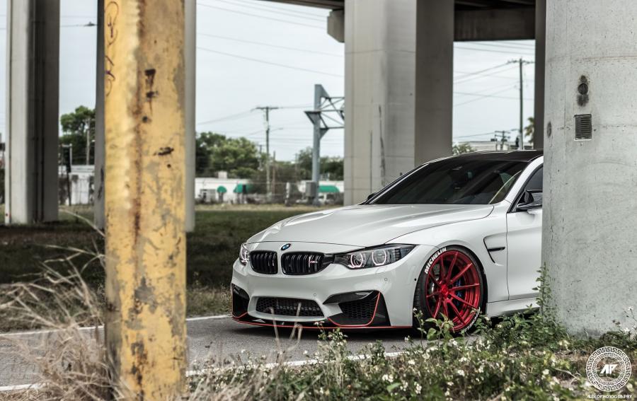 BMW m4 Red 2018