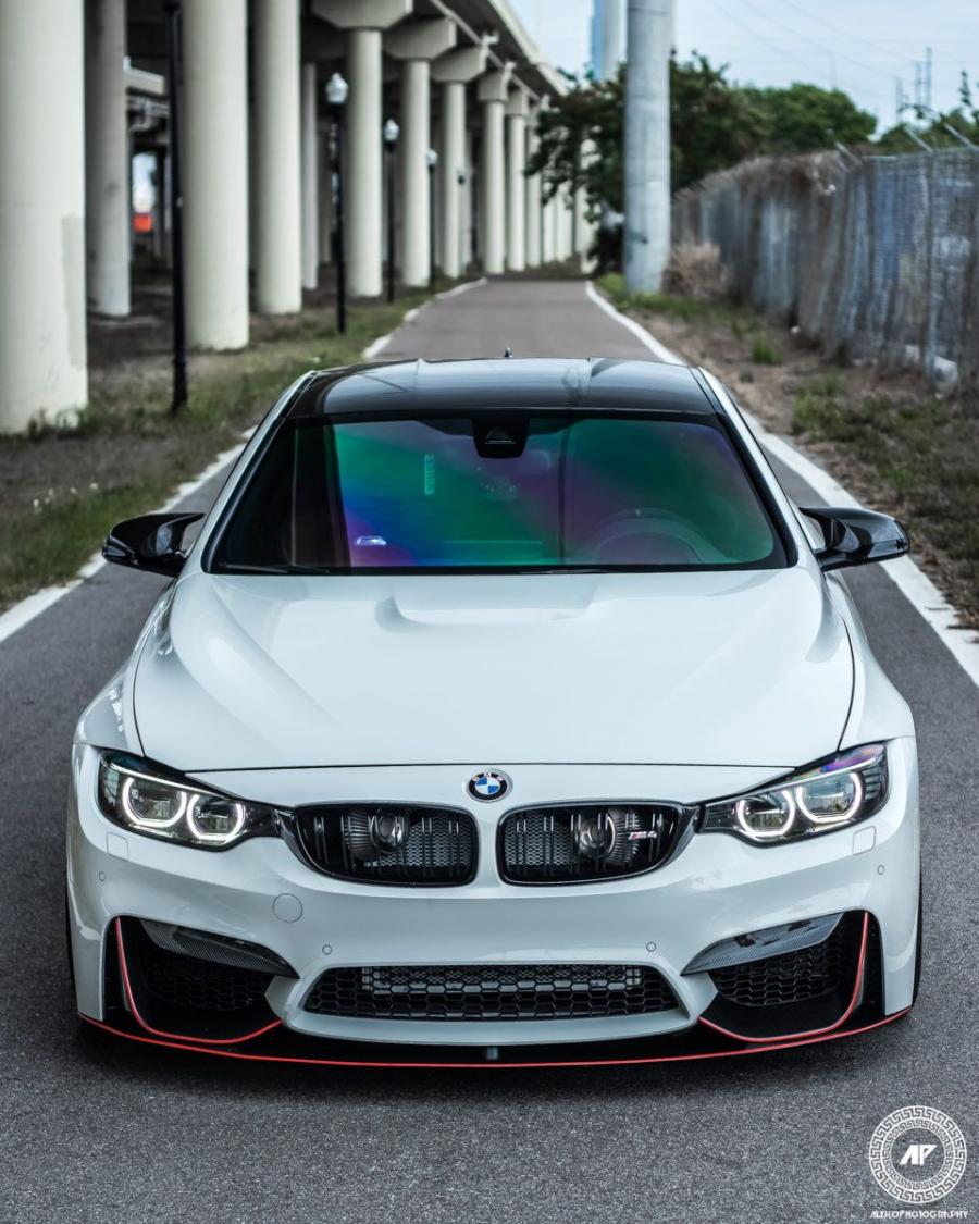 BMW m4 White Tuning