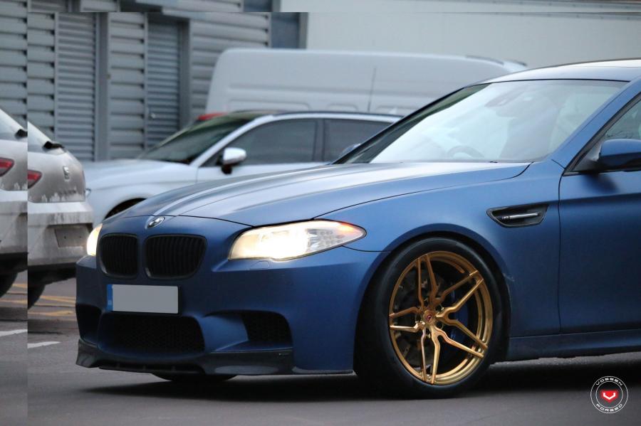 BMW m5 Gold Wheels