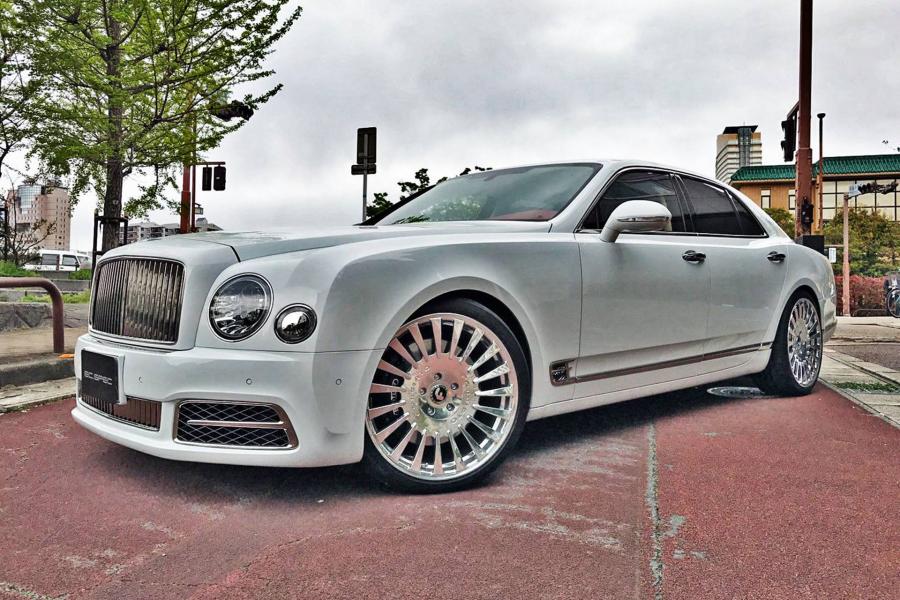 Бентли тюнинг фото Bentley Mulsanne Speed on Forgiato Wheels (Calibro) 2017 года выпуска. Фото 1. V