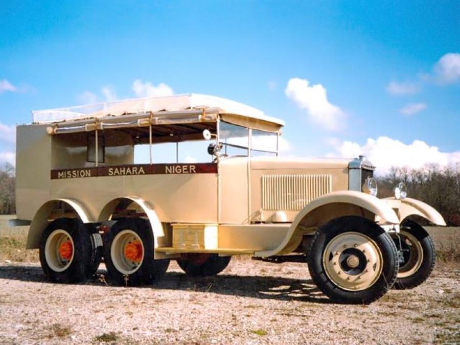 Maquette 1/43 BERLIET VPD 6x4 Mission Sahara Niger 1926 - Ixo Collection - Neuf Sous Blister
