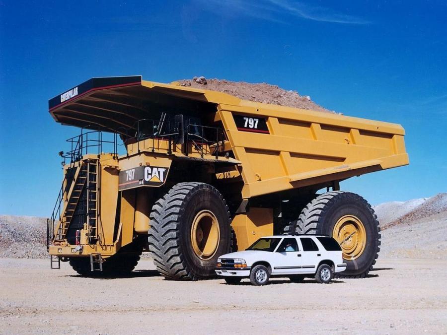 Caterpillar 797b Рё Р‘Р•Р›РђР—