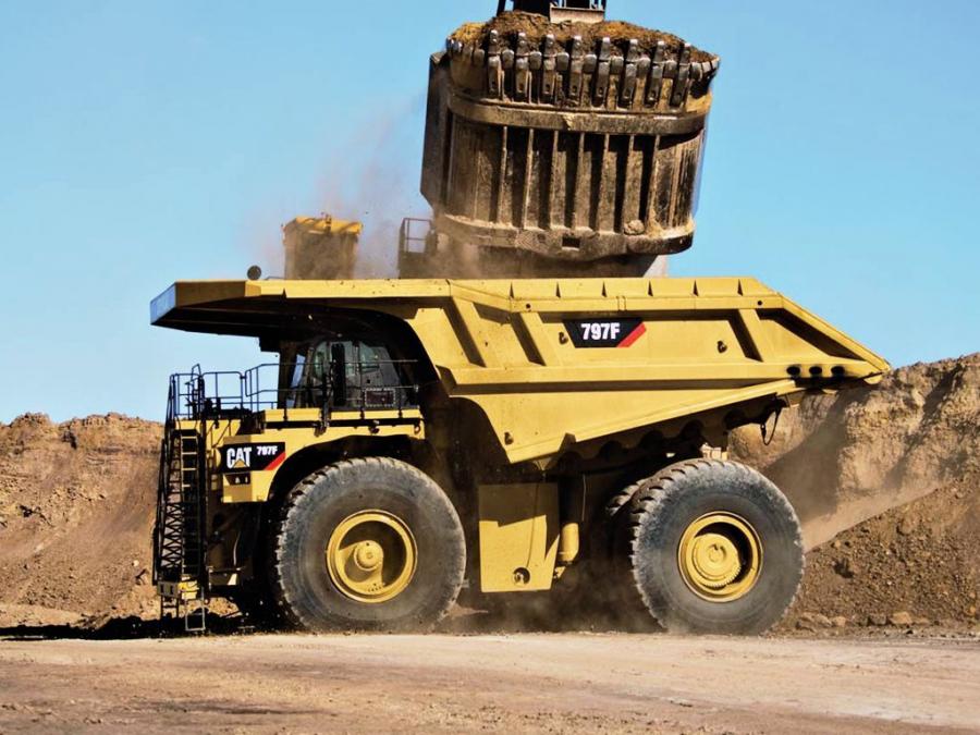 Самосвал Caterpillar 797f