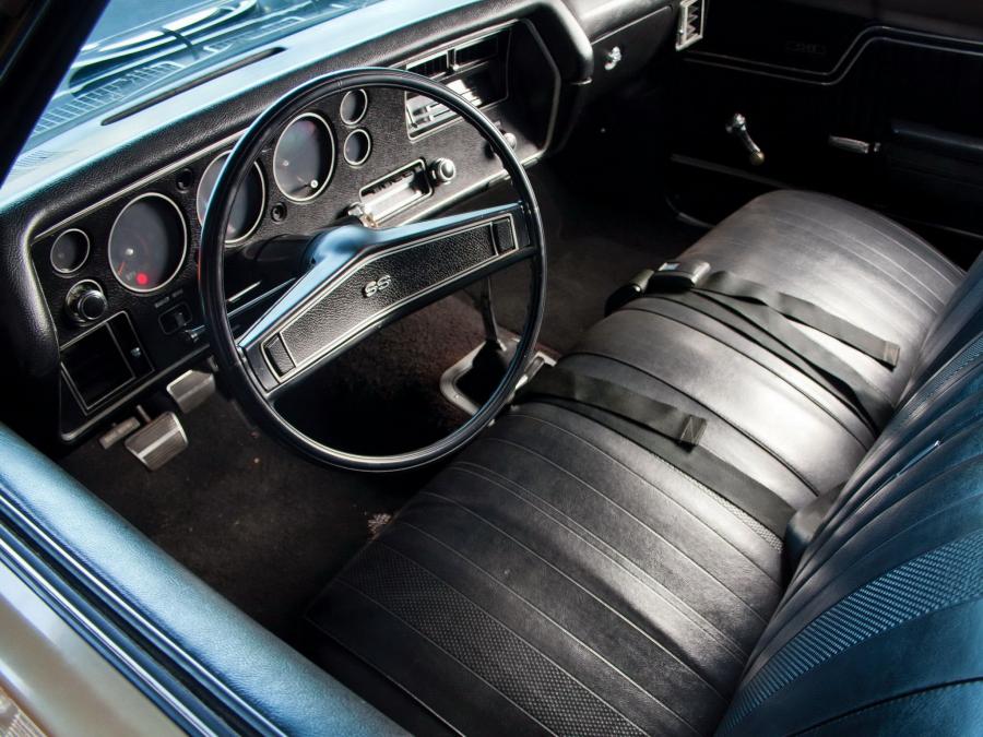 Интерьер Chevrolet Chevelle SS 454 Hardtop Coupe 1970 года (фото 7 из 9). Н...