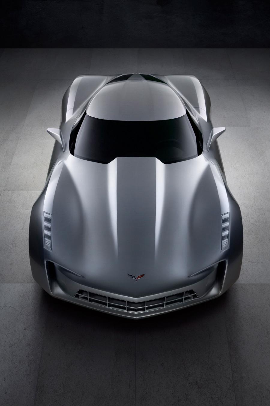 Chevrolet Corvette Stingray Сайдсвайп