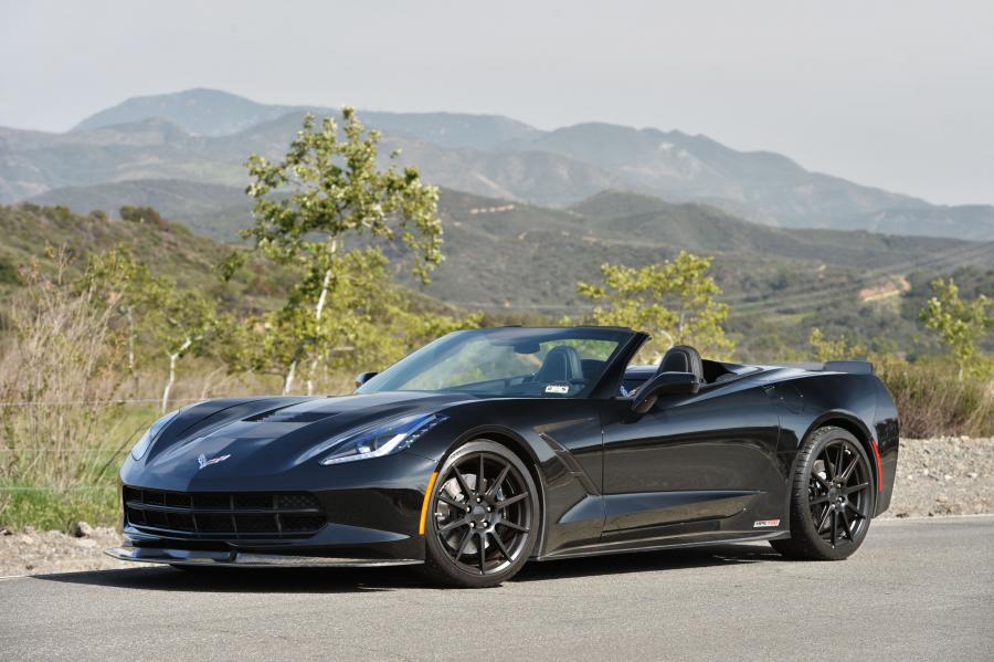 Chevrolet Corvette Stingray Сайдсвайп