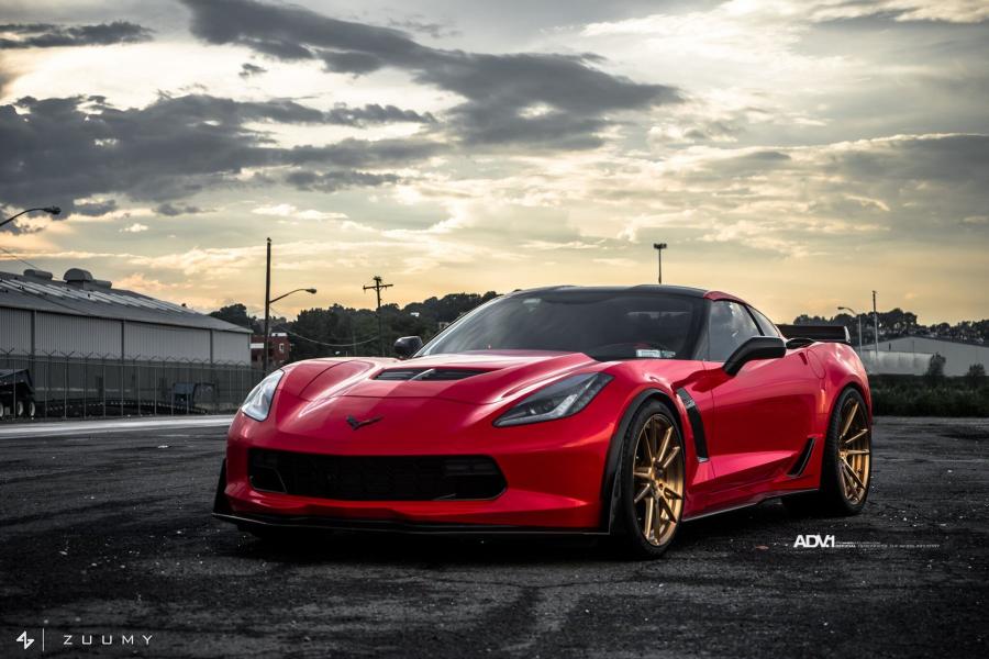 Chevrolet Corvette z06 природа