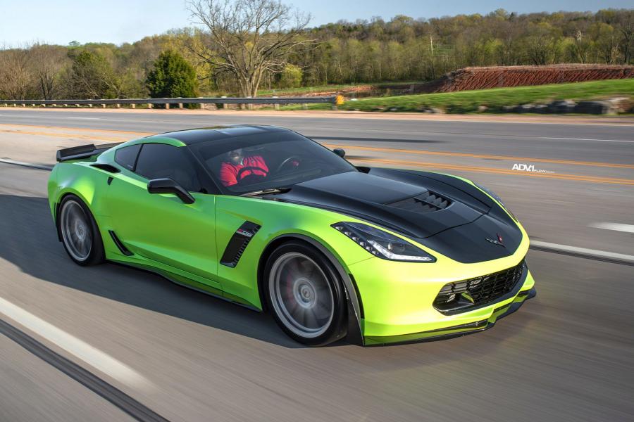 Chevrolet Corvette Stingray c7 Р·РµР»РµРЅС‹Р№