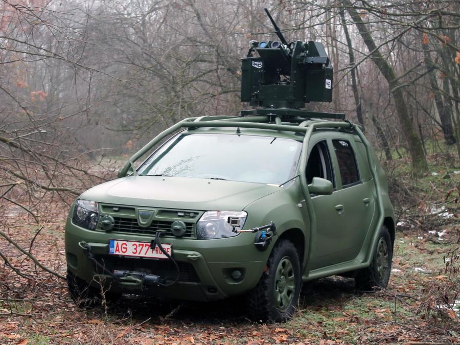 Renault Duster на гусеницах