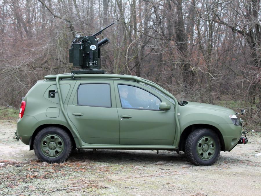 Renault Duster на гусеницах