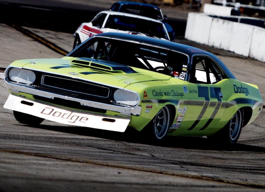 Trans Am Racing 70s Dodge Challenger Trans-Am Race Car 1970 года выпуска. Фото 1. VERcity