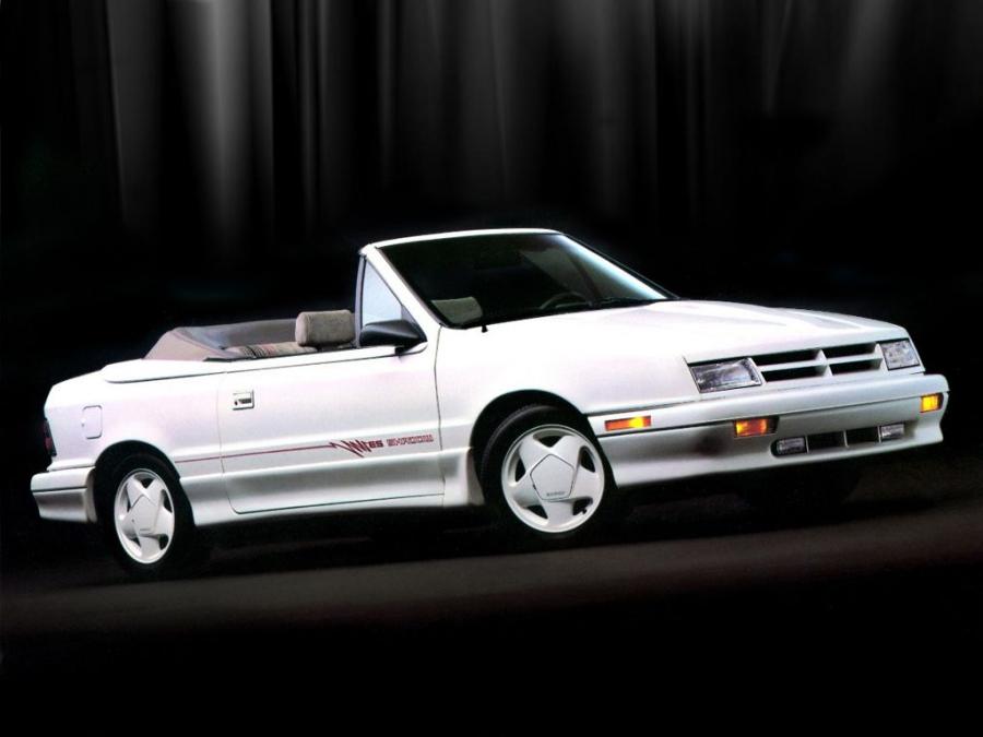 Dodge Shadow ES Convertible 1990 года выпуска. Фото 1. VERcity