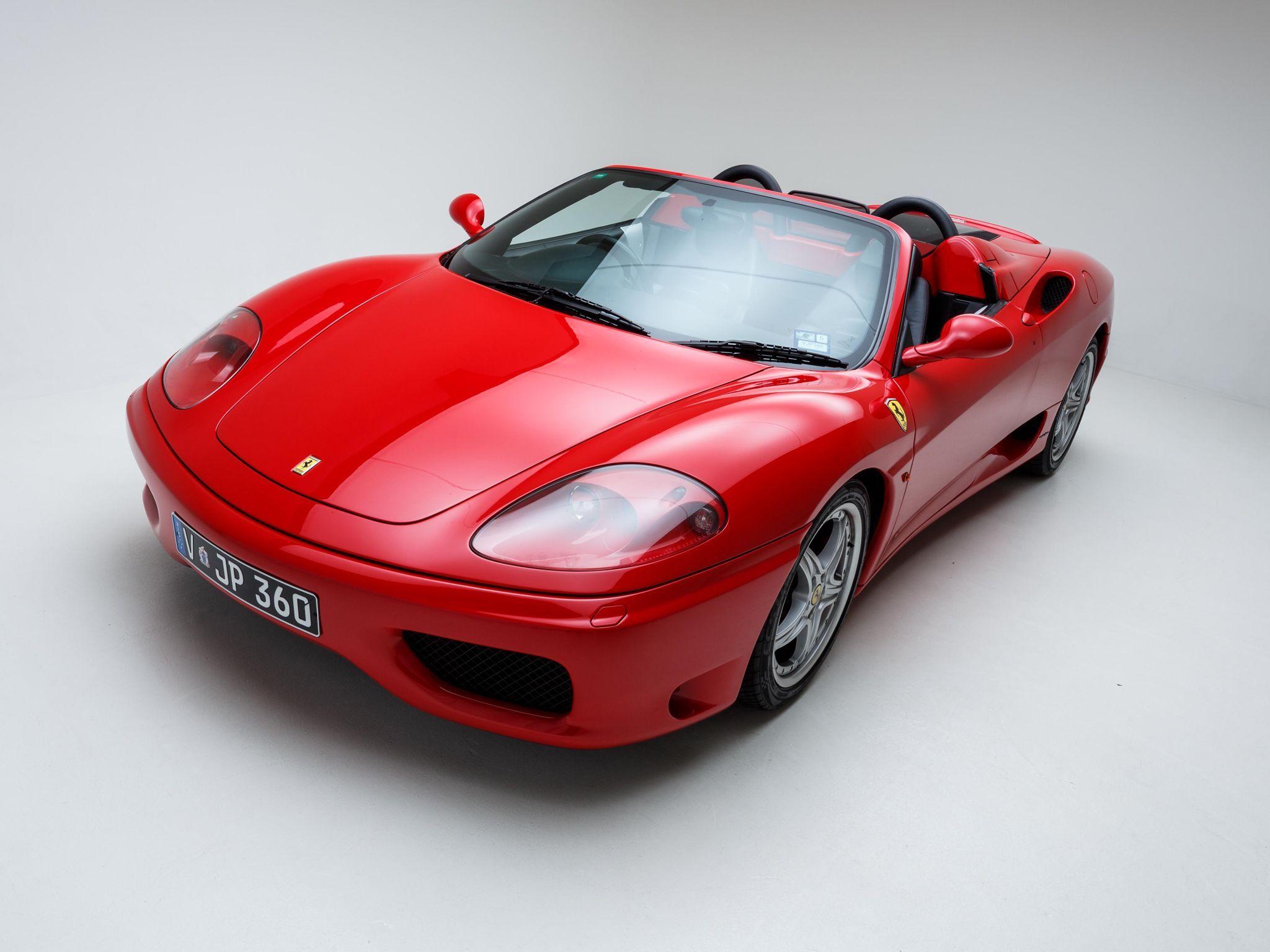 Ferrari 360 Spider 2000 года выпуска для рынка Австралии и Океании ...