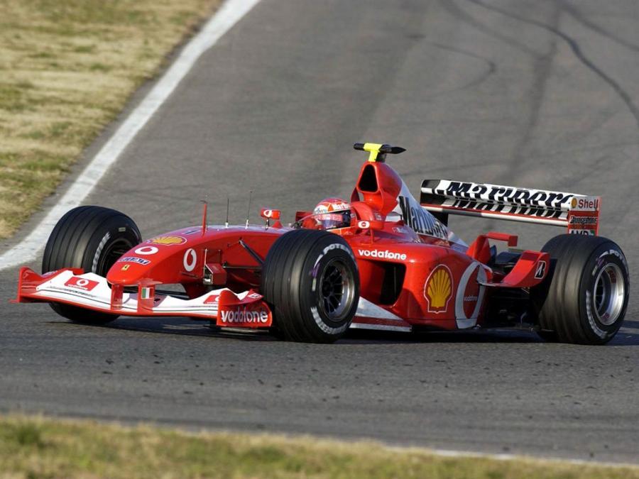 Шумахер Ferrari f2002