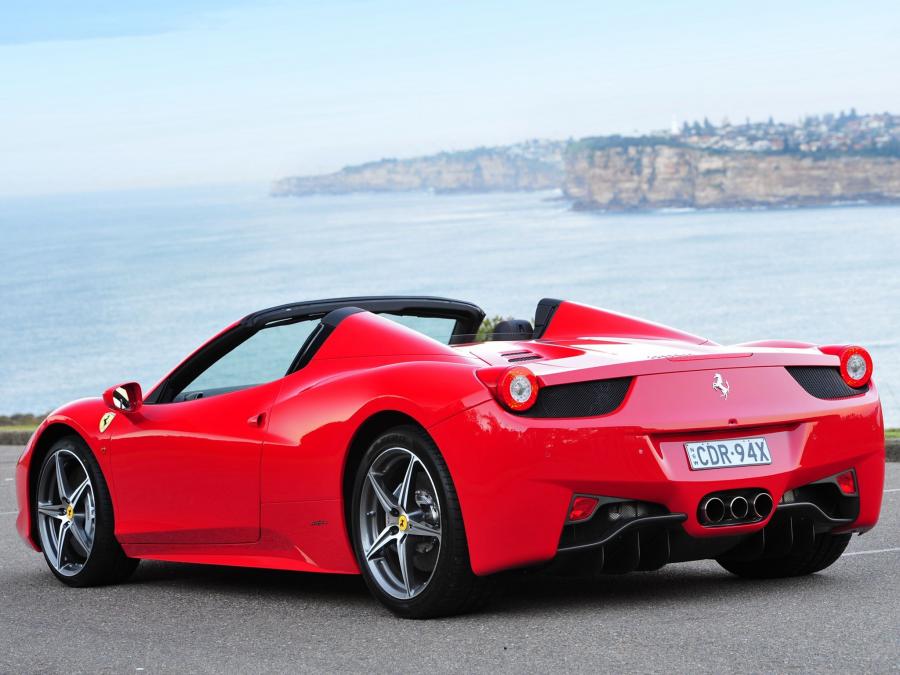 Ferrari 458 Italia Spider Red