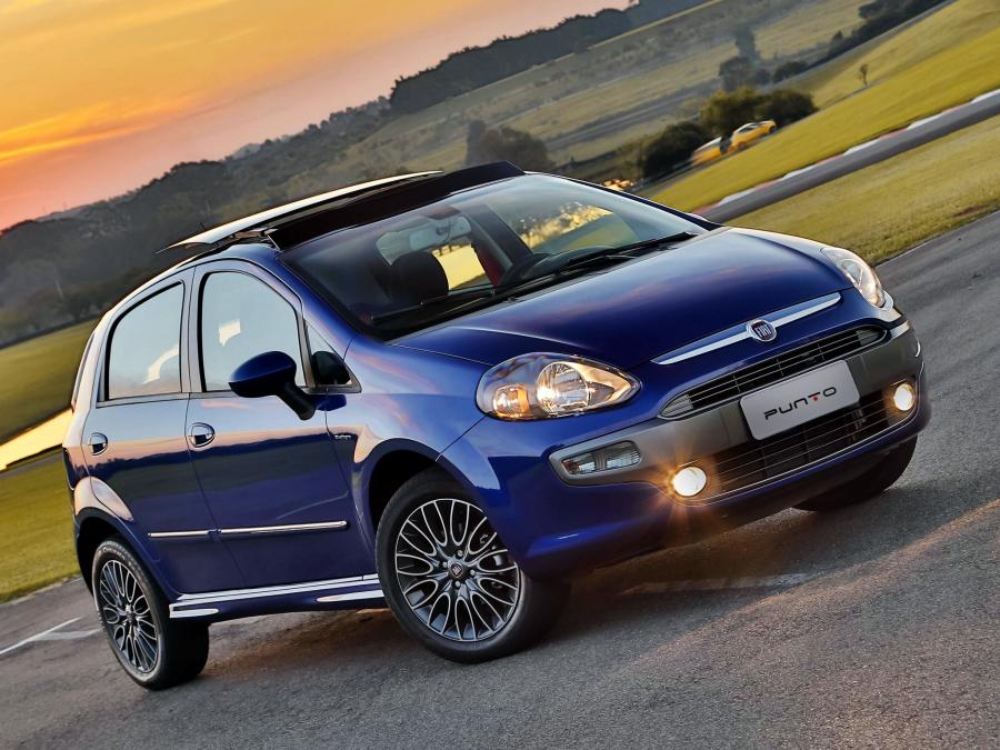 Fiat punto EVO красный