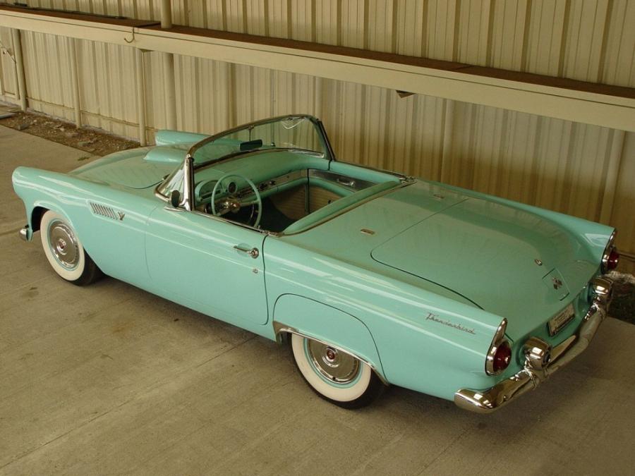 Ford Thunderbird 1955 Yellow Limited