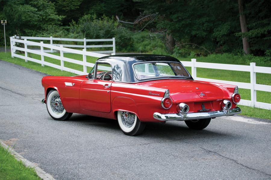 Ford Thunderbird 1955 Yellow Limited