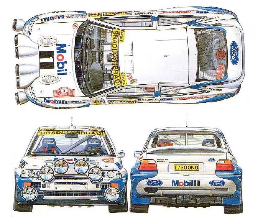 Ford Escort RS Cosworth Rally 1992 года (фото 3 из 39). 