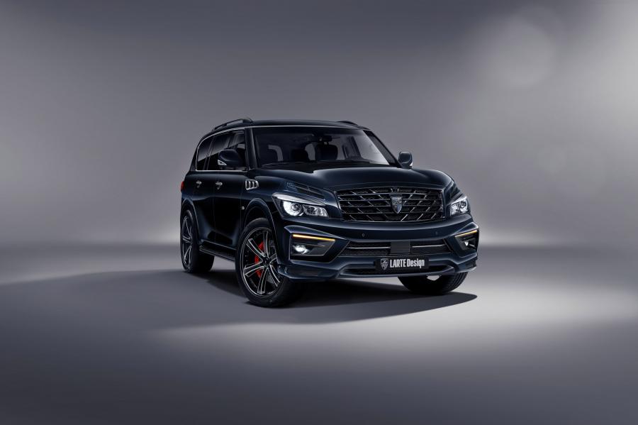 Infiniti qx80 в пустыне