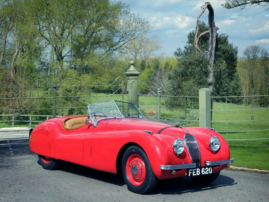 Jaguar xk120 родстер