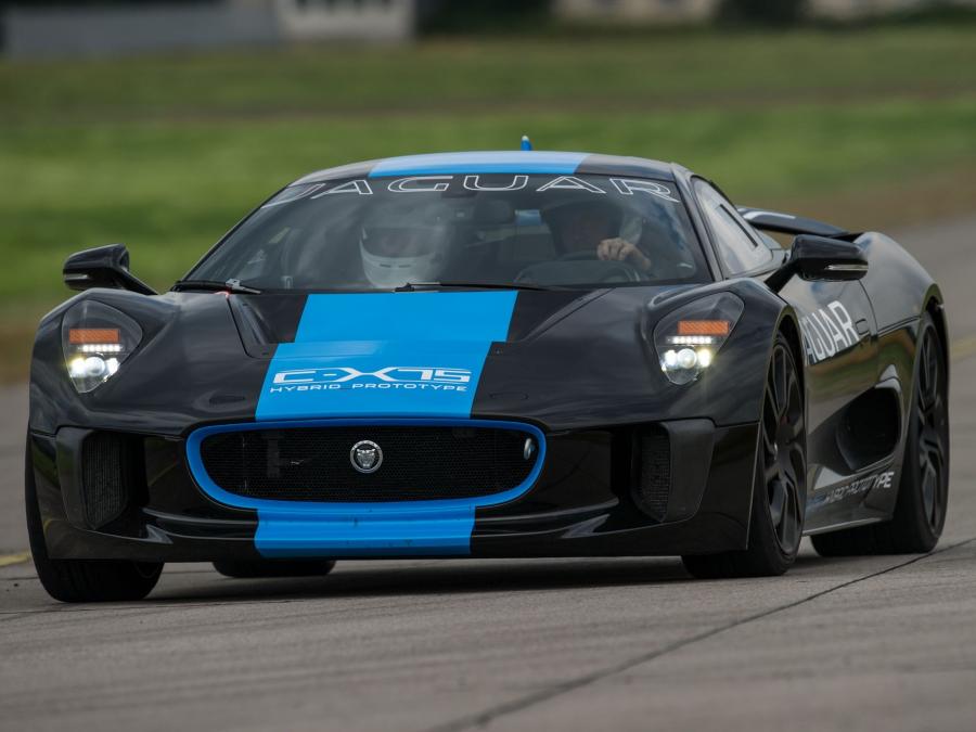 Jaguar c x75 Hybrid Supercar Prototype 2013