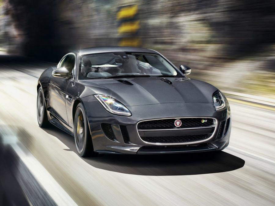 Jaguar f Type черный обои