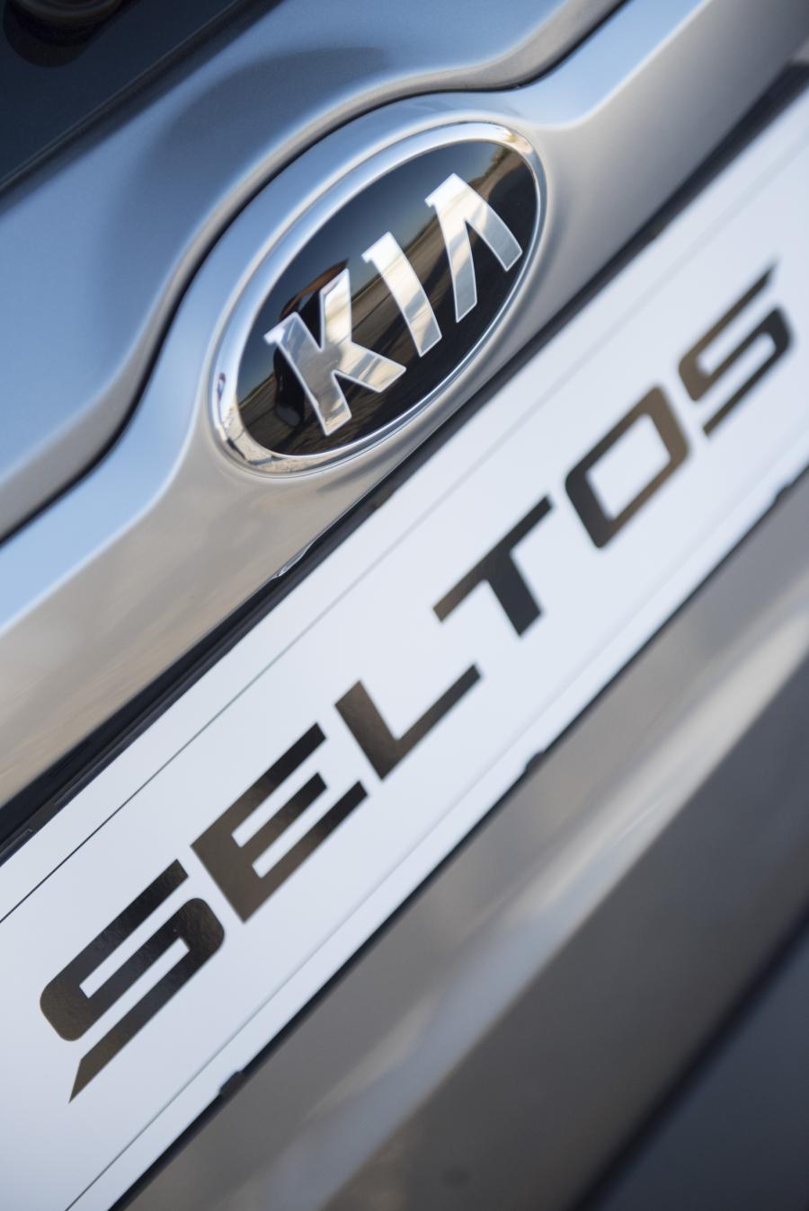 Логотип Kia Seltos EX+ 2020 года выпуска для рынка Южной Африки. Фото 9.  VERcity