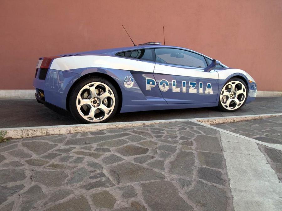 Lamborghini Gallardo 2004 полиция Италии