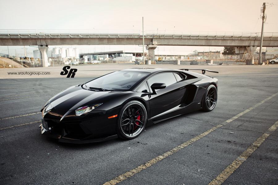 Lamborghini Aventador lp700 чёрный