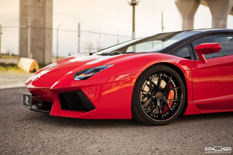 Lamborghini Aventador Red lp700 2015