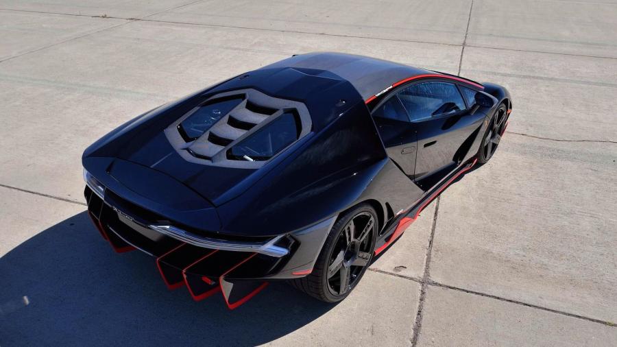 Lamborghini Centenario вид сверху