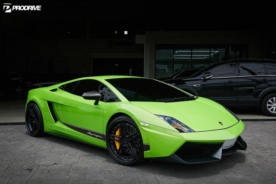 Lamborghini Gallardo LP570-4 Superleggera Verde Ithaca by ProDrive on   Wheels (ADV05 TRACK SPEC ADVANCED) 2019 года выпуска. Фото 1. VERcity