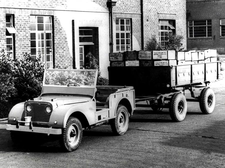 First Land Rover Prototypes Land Rover Prototype 1946 года выпуска. Фото 2. VERcity