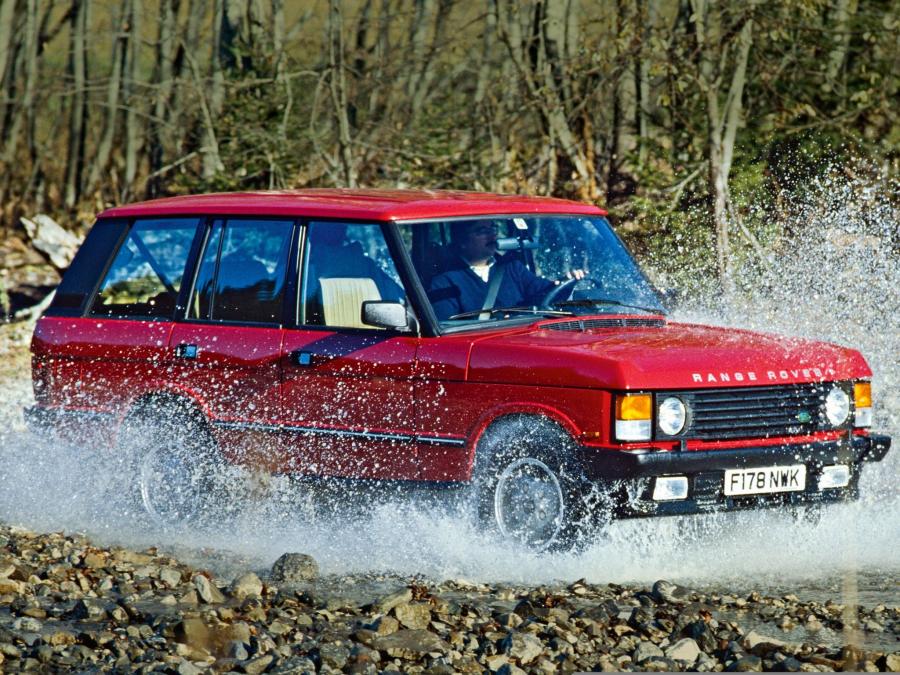 Land Rover Range Rover 1986 года выпуска для рынка Европы, без ...
