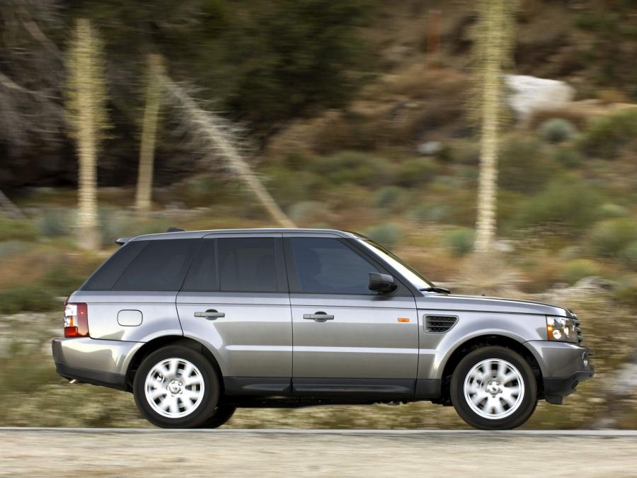 Land Rover range Rover Sport 2005 экран